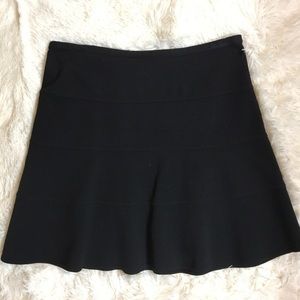 BCBG Max Azria black pull on skirt size M